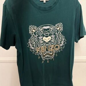 Kenzo Green Graphic T-Shirt